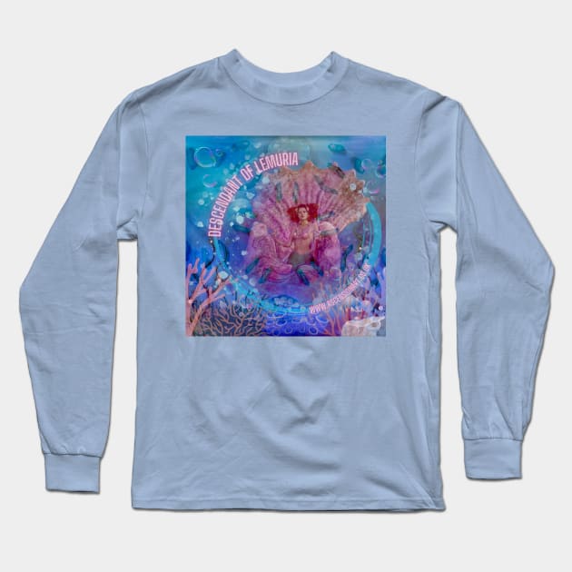 Descendant of Lemuria Long Sleeve T-Shirt by WWW.ASCENSIONART.CO.UK